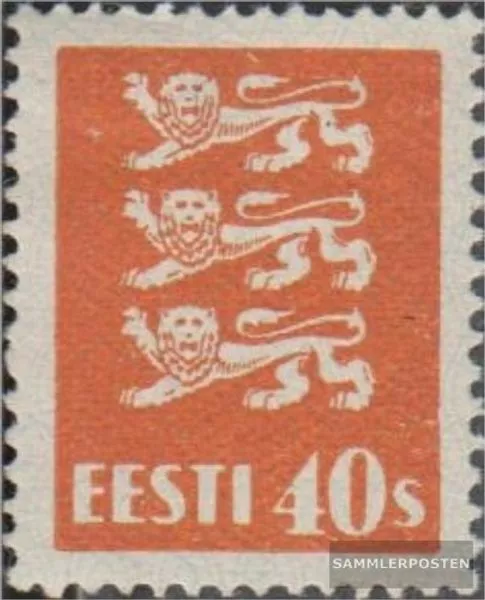 Estland 84 gestempelt 1928 Wappenlöwen