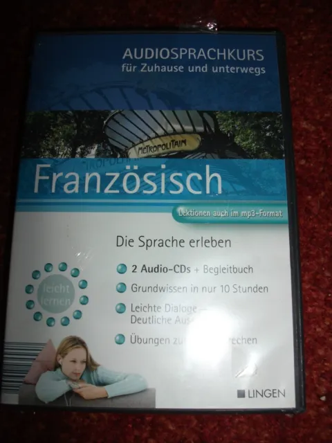 Lern CD Französich,  Audio-Sprachkurs  ( 2 CD) noch in Folie eingeschweißt