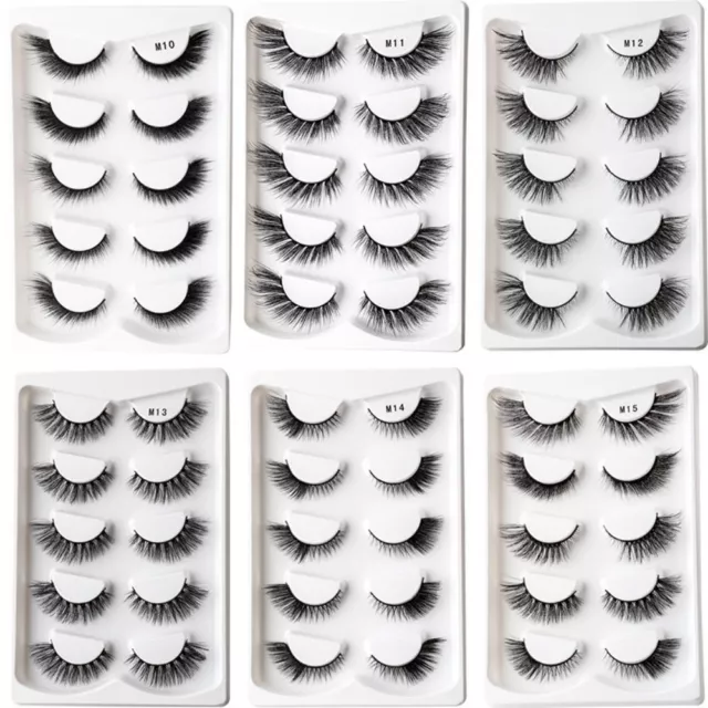 Fuffy Lashes False Eyelashes Fox Eye Thick Long Eye Lashes Faux Mink Eyelashes