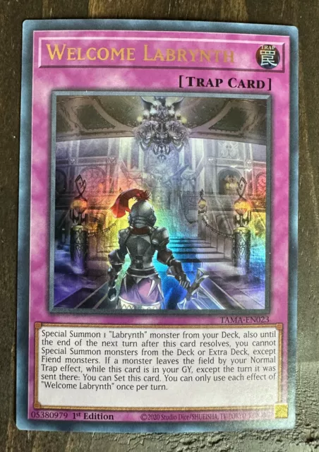 Yu-Gi-Oh! Welcome Labyrinth - TAMA-EN023 - Ultra Rare - 1st Edition - NM