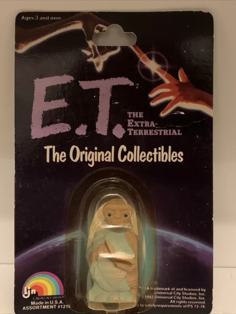 1982 Vintage E.t. Extra Terrestrial The Original Collectibles 2.5” Ljn Figure