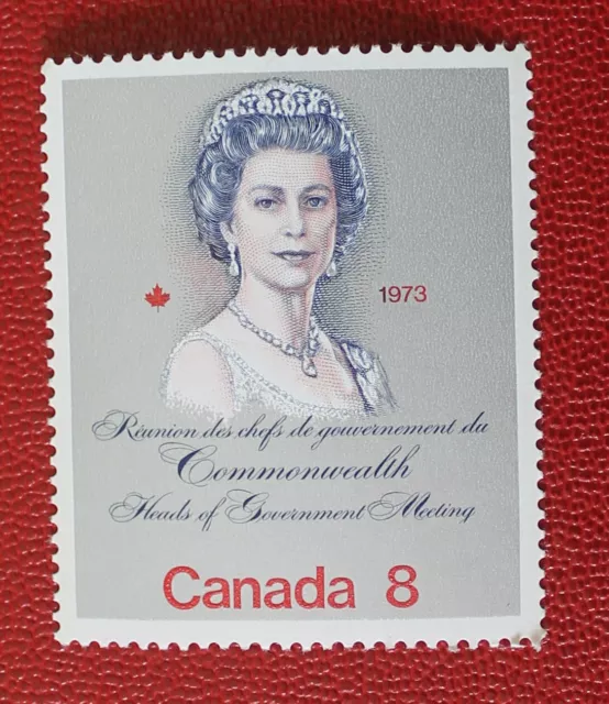 Canada 8 cent stamp 1973 MNH  #620 Royal Visit Queen Elizabeth II