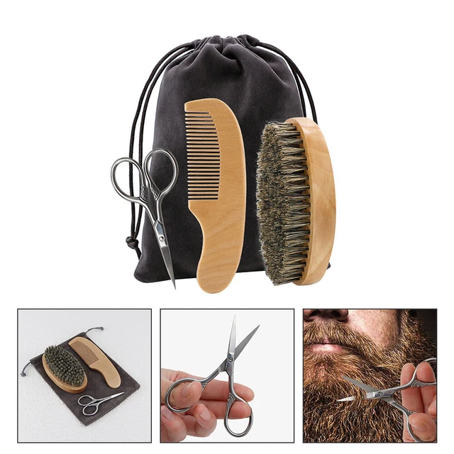 Conditionneur De Barbe Kit De Soin De La Barbe Outils De Coiffure Cheveu