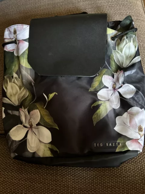 Ted baker roziie leather backpack black deals