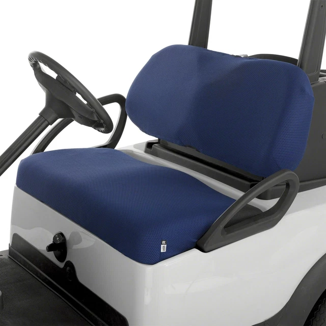 Coprisedile passeggino da golf Fairway rete diamantata blu navy