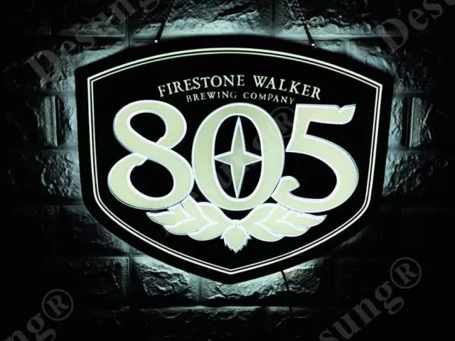 Firestone Walker 805 Brewing Beer 3D LED 17" Neon Sign Light Lamp US STOCK