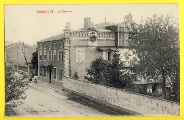 cpa VIRECOURT (Meurthe et Moselle) Le CHÂTEAU Ferme Usine Chicorée Mairie