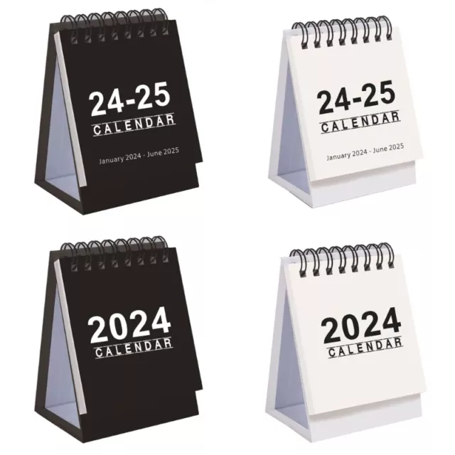 2025 MINI DESK Calendar for Time Management 2025/from Jan 2025 to Jun