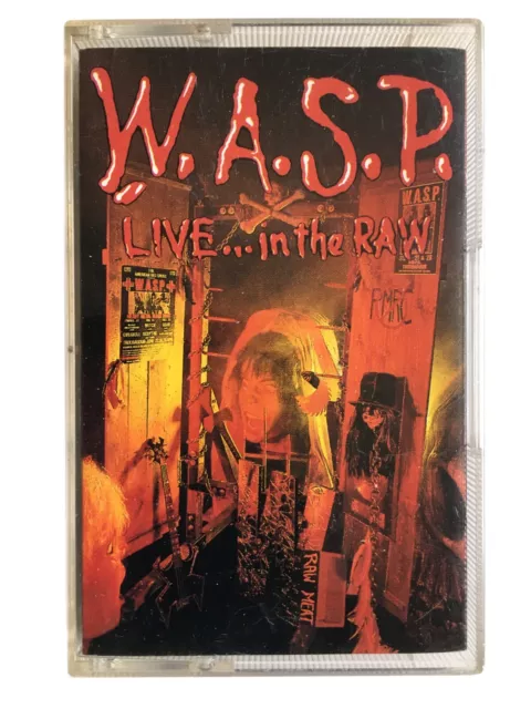 W.A.S.P. - Live in the Raw - Cassette TCEST2040 - WASP