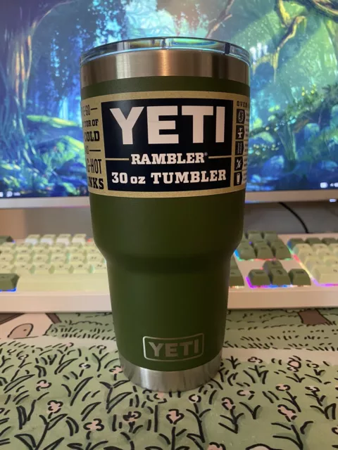YETI 30oz Tumbler Highlands Olive ~ Rare