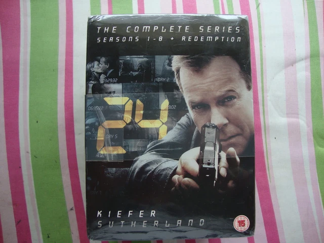 24 1-8 + Redemption DVD Complete Series Box Set New/Sealed