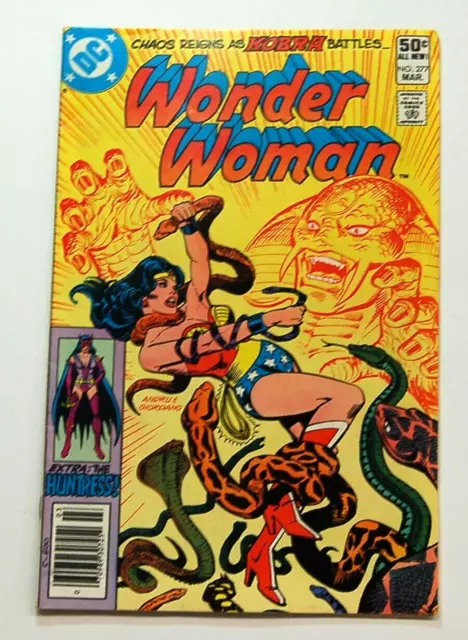 Chaos Reigns KOBRA BATTLES Wonder Woman #277 Mar. 1981 Comic Book C285 Newsstand