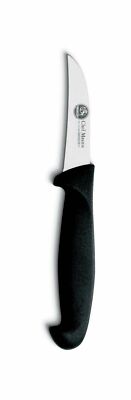 Ausonia COLTELLO SPELUCCHINO CURVO 7 CM MANICO LEGNO INOX CHEF CUOCO RISTORANTE AUSONIA 