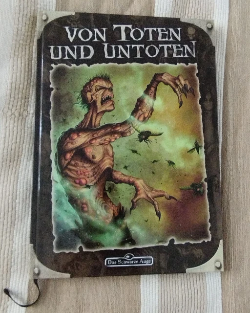 DAS SCHWARZE AUGE Rollenspiel Regeln DSA Von Toten und Untoten Neuwertig schwarz EUR 50,00