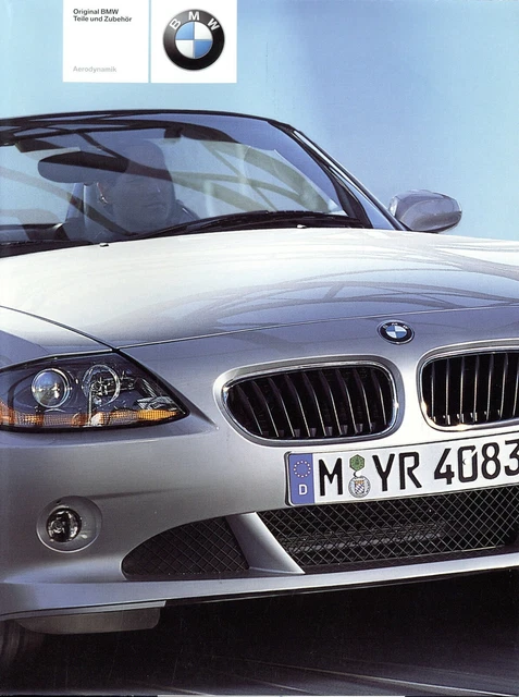 BMW Z4 AERODYNAMIK Prospekt 2003 5/03 D Aerodynamikpaket brochure ...