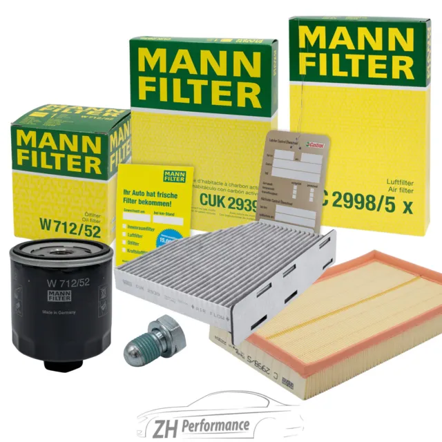 Mann-Filter Inspektionspaket Filtersatz A Für Vw Golf 5 1K 1.4 16V