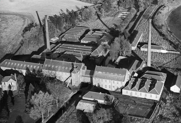 East Mills Flax Mill East Mill Road Brechin Scotland 1930s OLD PHOTO