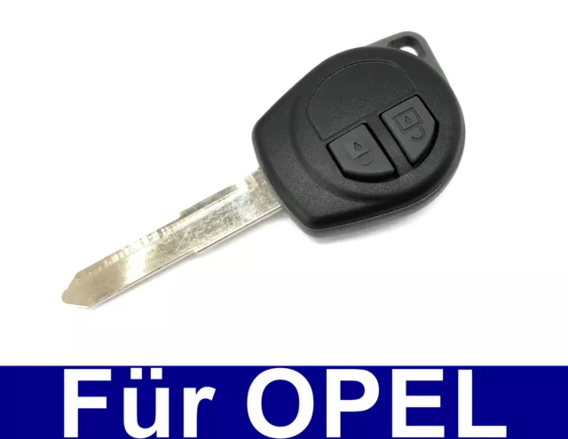 2Tasten Auto Ricambio Chiave Alloggiamento Anello con Gomma Tasti per Opel Agila