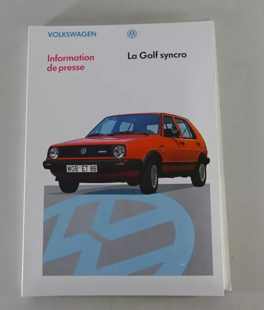 Dossier de presse VW Golf 2 / II Syncro de 02/1986