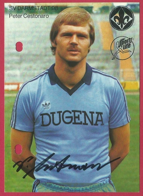 PETER CESTONARO DARMSTADT 1982/1983 1.Satz DUGENA, Duisburg Kassel EUR