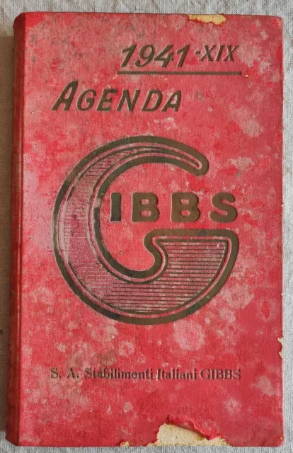 Agenda Gibbs 1941 pubblicitaria
