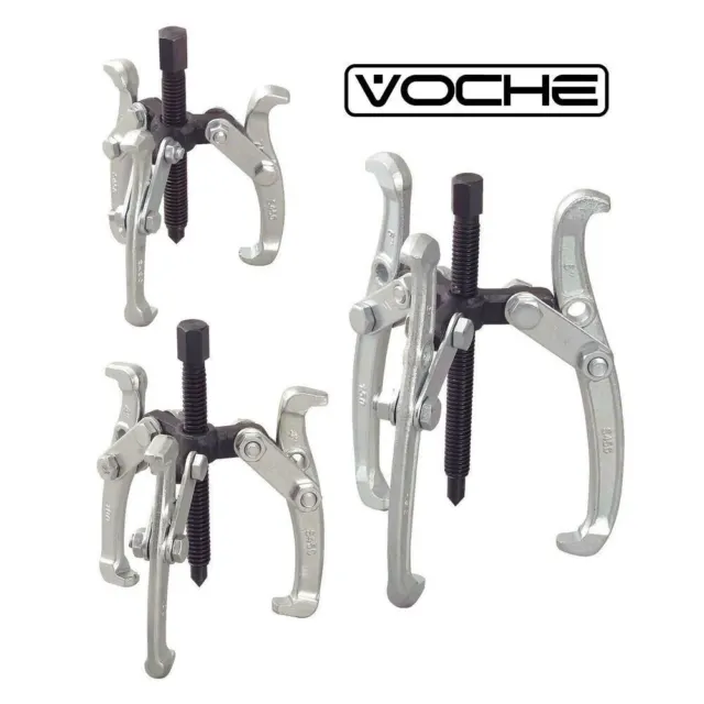 Voche® Bearing Gear Hub Puller Set 3Pc 3"4"6" Internal External Extractor