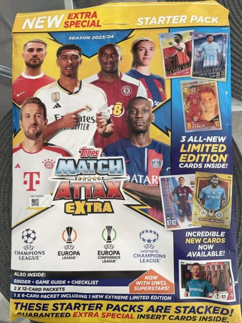 Topps Champions League Match Attax EXTRA 2023-24 Starter pack