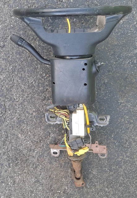 92-96 Ford F150 BRONCO STEERING COLUMN F250 F350 MANUAL FLOOR SHIFT KEY NON TILT