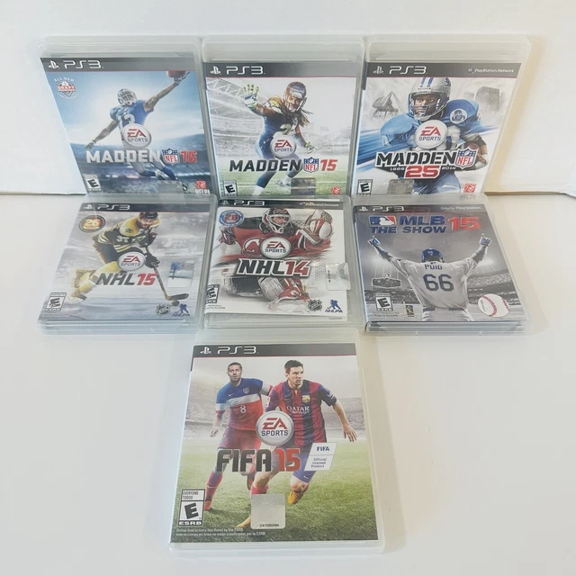 Lot of 10 PlayStation 3 PS3 Games TIGER WOODS NHL Hockey FIFA