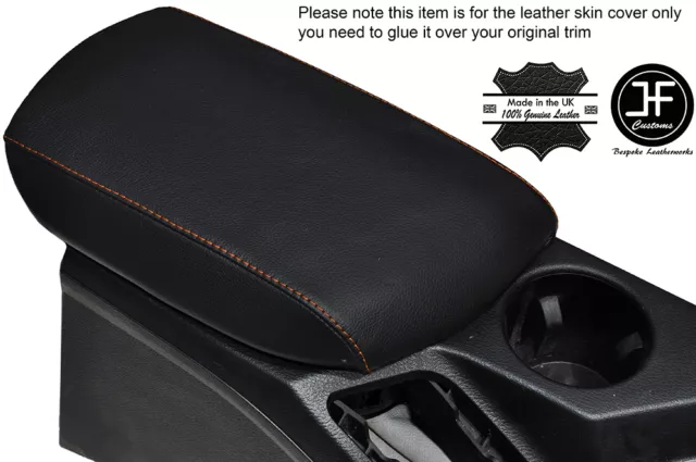 Orange Stitching Leather Armrest Lid Cover Fits Bmw X1 E84 2009-2015