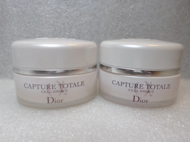 Dior Capture Totale Cell Energie Firming & Wrinkle Correcting Cream 0.5 Oz 2Pack