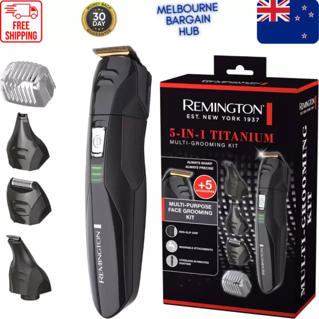 Remington Cordless Beard Trimmer Hair Body Clipper Shaver Groomer Rechargeable