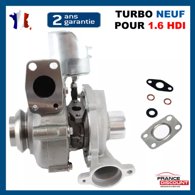 Turbo Neuf 1.6 Hdi 109 - 110 Ch pour 206 207 307 308 407 C3 C4 Picasso 3008 5008 2