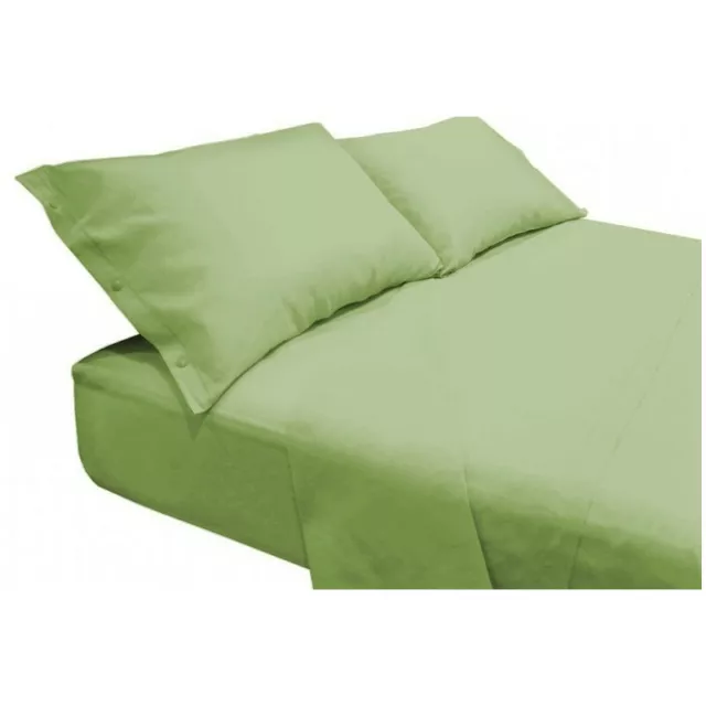 Plein Drap De Lit, Draps De Couleur Unie Vert Sauge