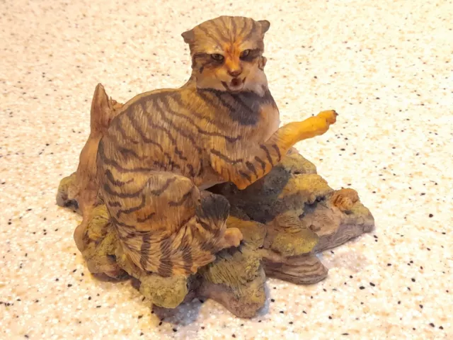 Border Fine Arts Scottish Wildcat Animal Figurine Resin Produced 1978-1982