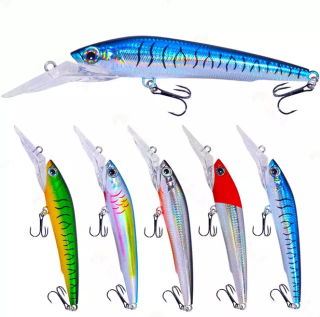 Fishing Lures Hard Bait Minnow Crankbait Bass Tackle Swimbait Wobbler 24cm/95g