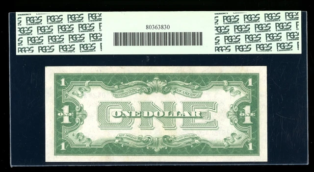 DBR 1928-A $1 Silver Fr. 1601 RA Block Superb Gem PCGS 67 PPQ Serial R76730428A 2