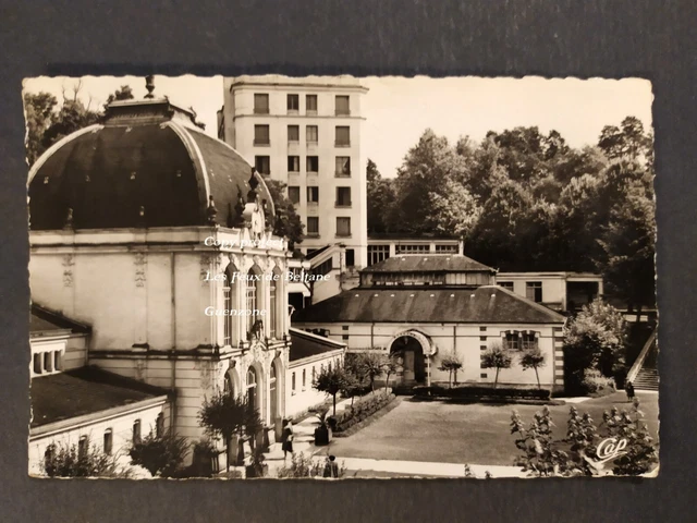SAINT HONORE LES BAINS établissement thermal 1956 carte postale postcard