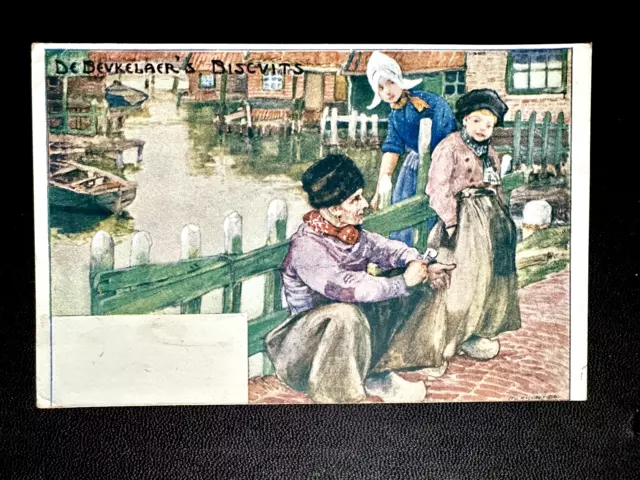 AK Litho (1359) Werbung Reklame für Biscuit De Beukelaer Keks um 1910