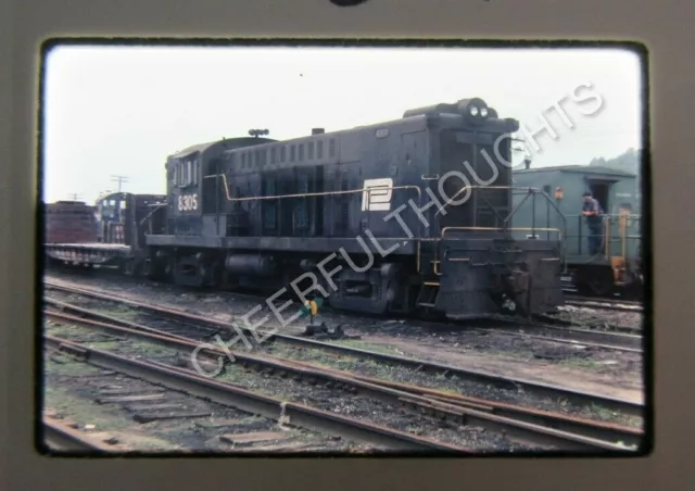 Original '73 Ektachrome Slide PC Penn Central 8305 RS12 Altoona, PA      31P63
