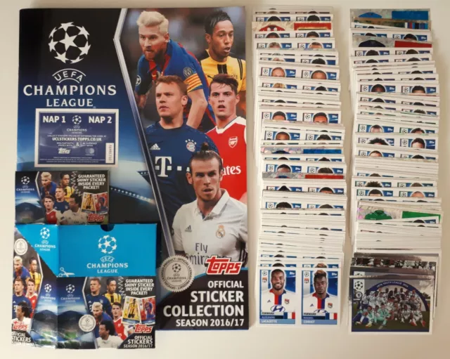 Topps • UEFA Champions League 2016/17 • Album stickers • Play-Off Qualifying QF