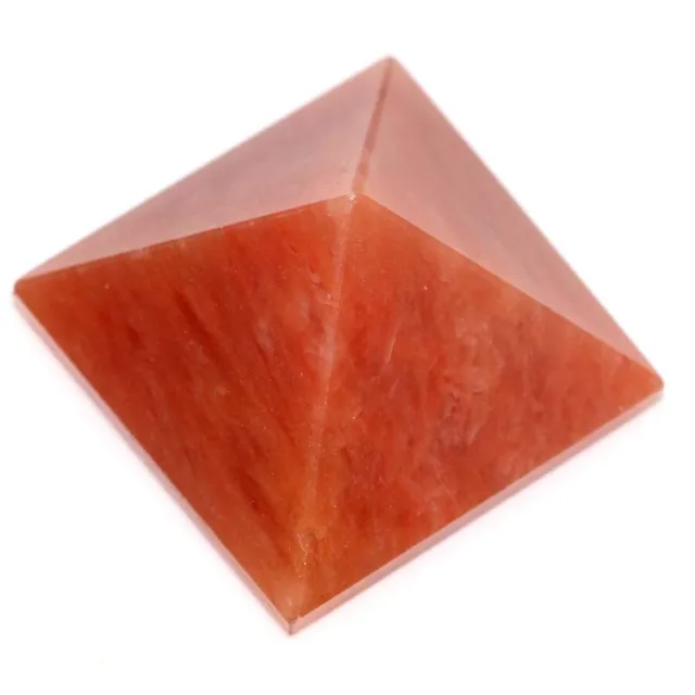 Orange Aventurine Crystal Sphere Orgone Pyramid 25x25mm GW