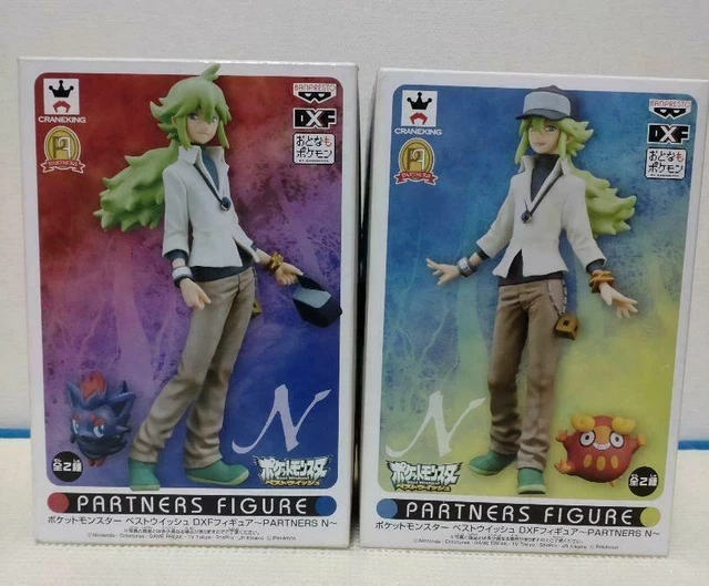 Pokemon BANPRESTO DXF Figure Set - Subway Boss Ingo & Emmet - Best Wish - Used