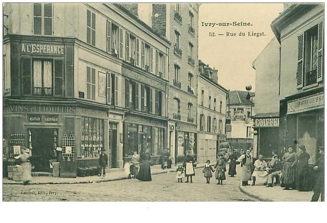 94.IVRY SUR SEINE.n°22013.RUE DU LIEGAT.COMMERCE A L'ESPERANCE