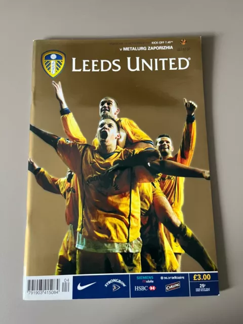 2002-03 Leeds United vs Metalurg Zaprizhia - UEFA Cup