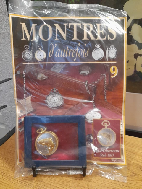 Montre à Gousset De Collection HACHETTE - Mécanique Manuelle - Cadran Doré, Boîtier Argenté - Neuf Sans étiquette