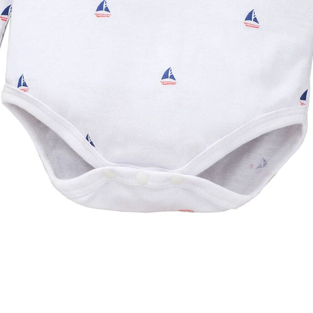 Neugeborenes Baby Jungen Kleidung Print Kragen Trainingsanzug Trägerhosen Outfit 8