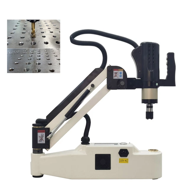 1/8"-11/4" Chuck Electric Tapping Machine 220V 2000W with Touch-Sreen