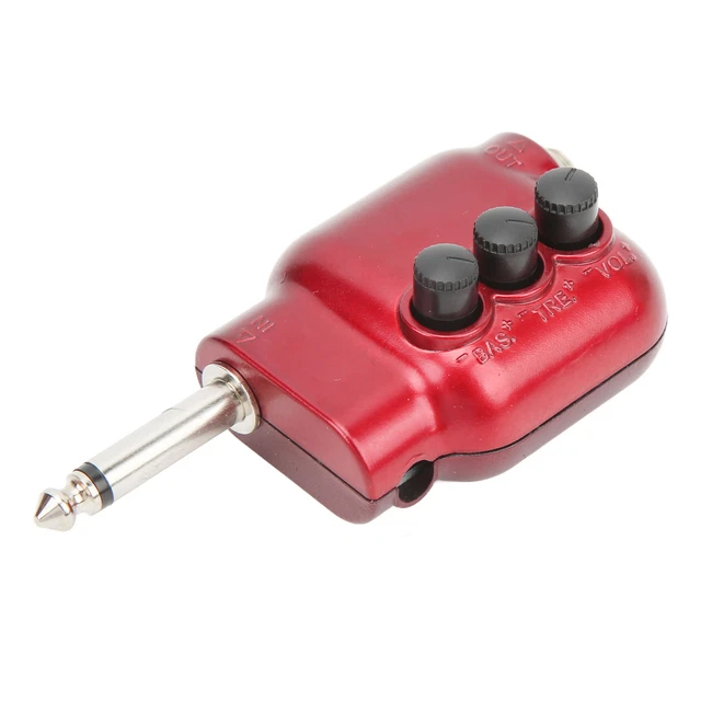 GUITAR PRE AMPLIFIER Mini Preamp 6.35mm Plug For Acoustic Guitars BT0