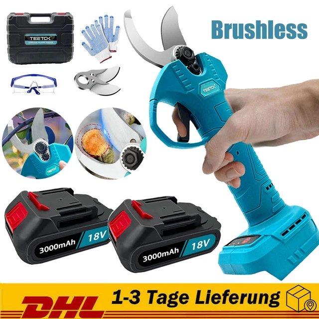 BÜRSTENLOSEN DUP362 18V Akku Astschere Gartenschere Strauchschere Für